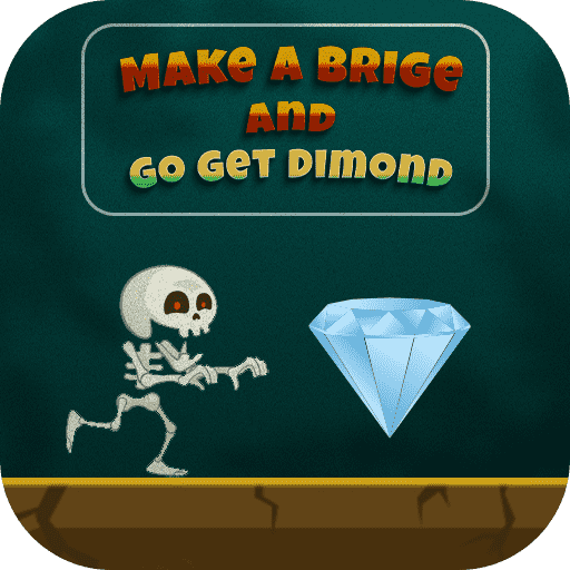 Play Make Bridge and Go get Diamond Game on Stakeygame